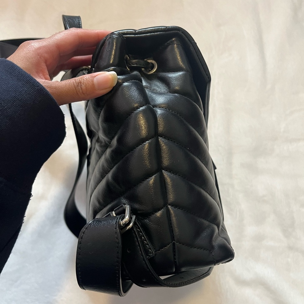 Saint Laurent small loulou quilted backpack - Picture 5 of 14